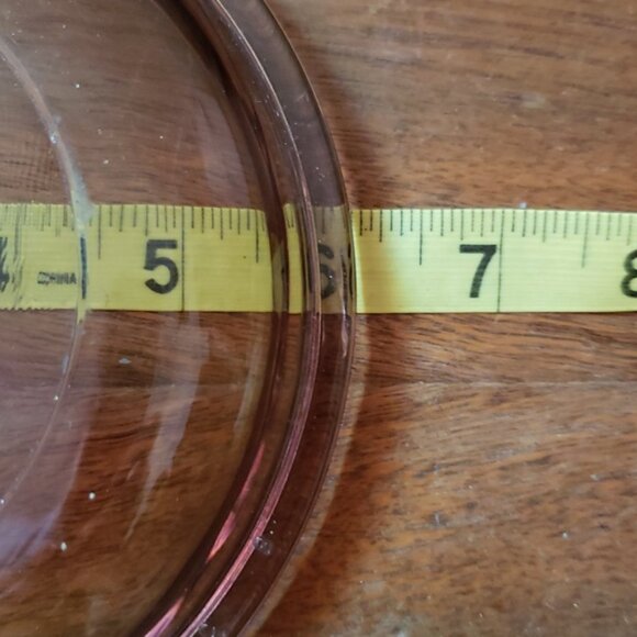 2 replacement pot lids Pyrex Amber Vintage - Picture 4 of 5